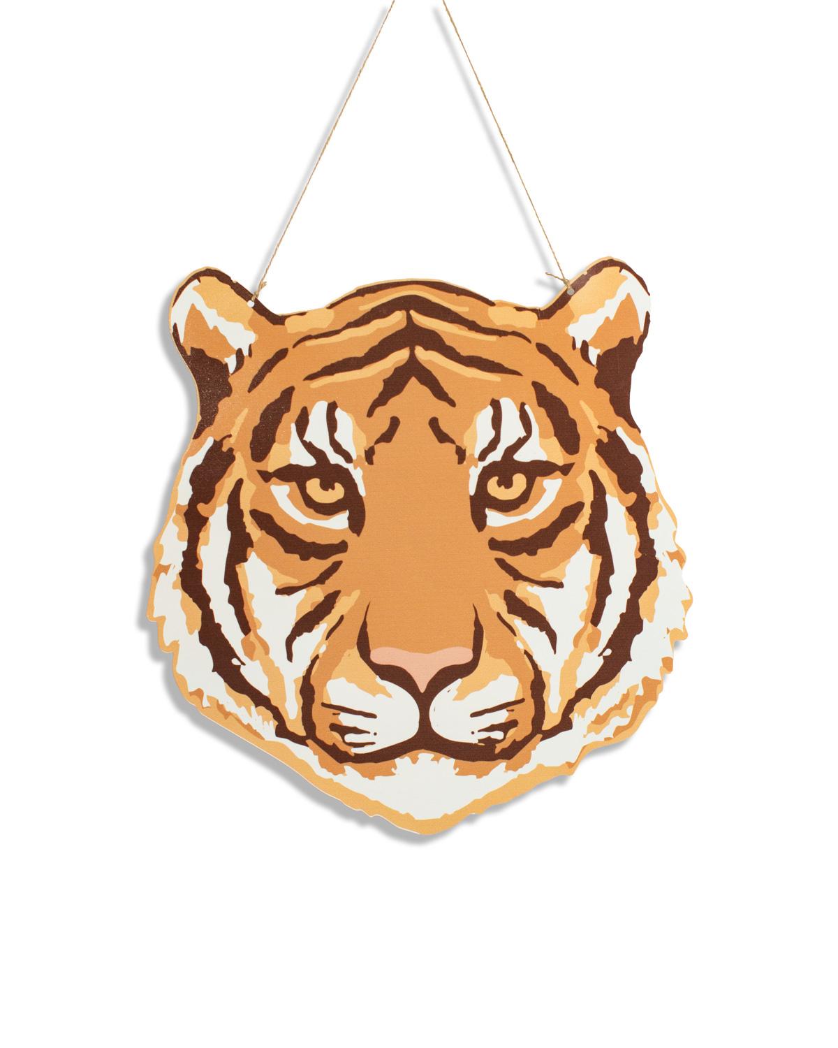 Tiger Face Door Hanger