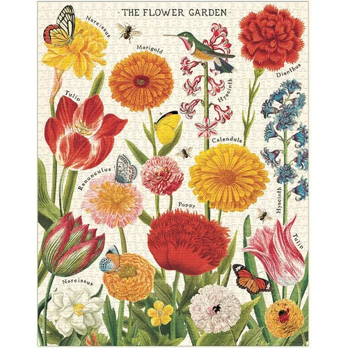 Vintage Puzzle - Flower Garden