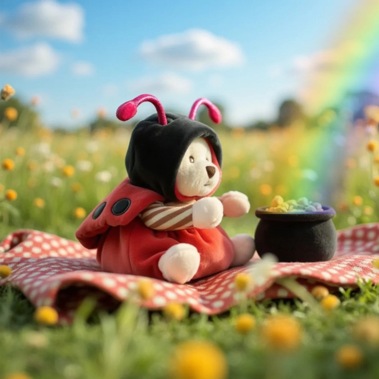 Bukowski Ziggy Bear - LadyBug