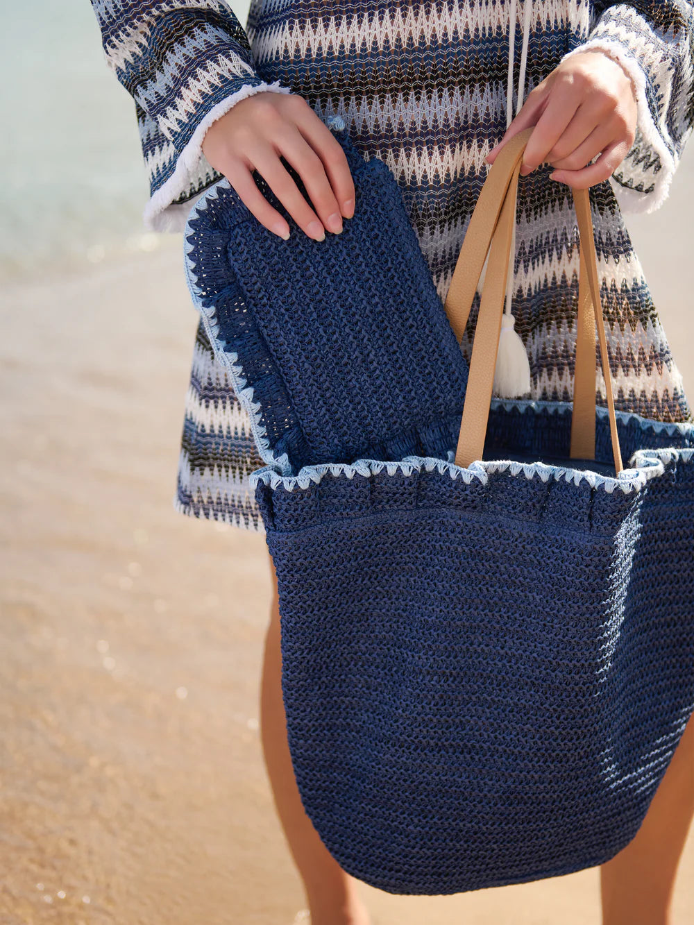 Arabella Tote - Navy