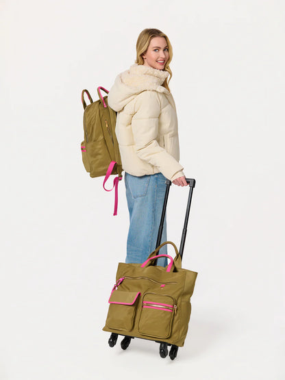Jet 360° Roller Tote - Olive