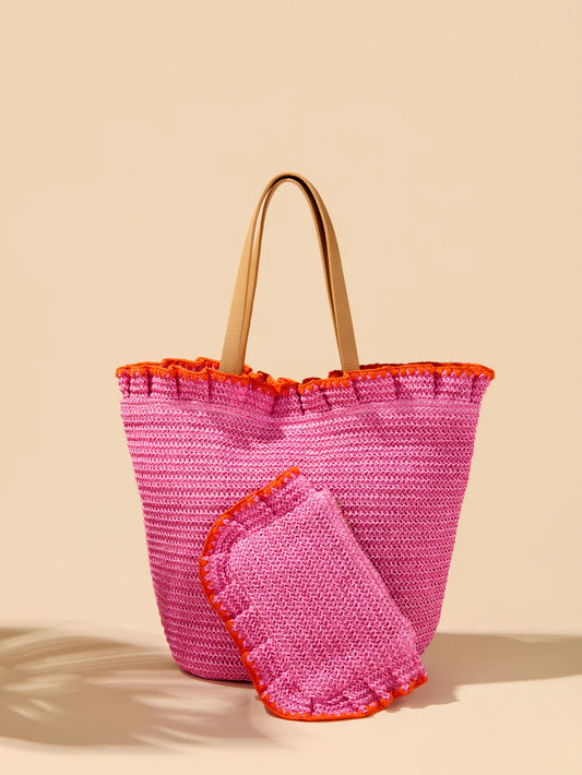 Arabella Zip Pouch - Pink