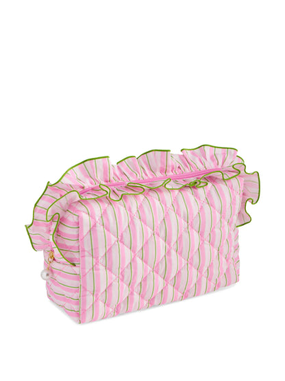 Large Fancy Zip Pouch - Pink