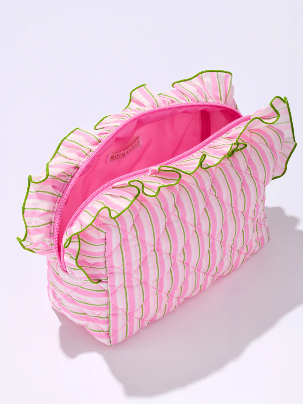 Large Fancy Zip Pouch - Pink