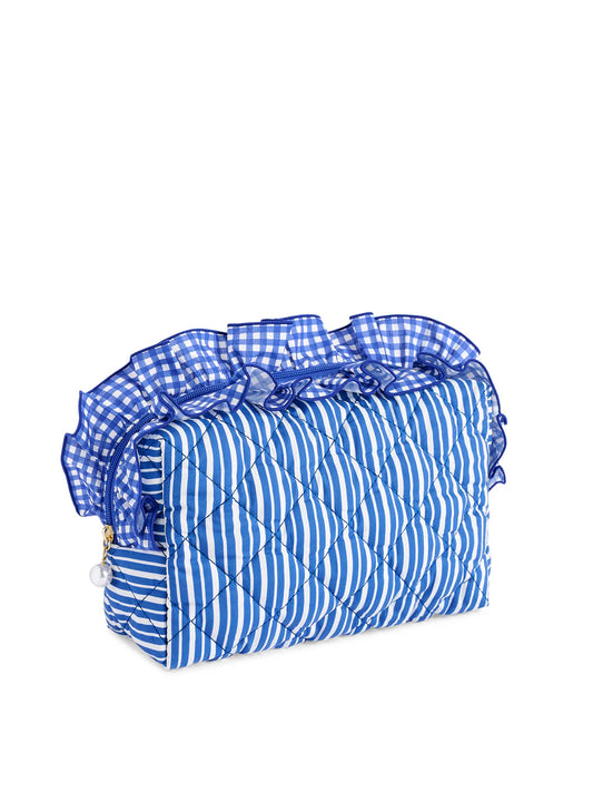 Lucy Large Zip Pouch -  Blue