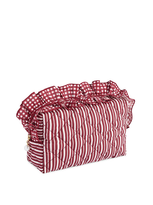 Lucy Large Zip Pouch - Maroon