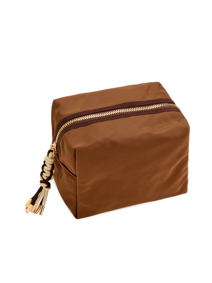 Jet Large Boxy Zip Pouch - Mocha