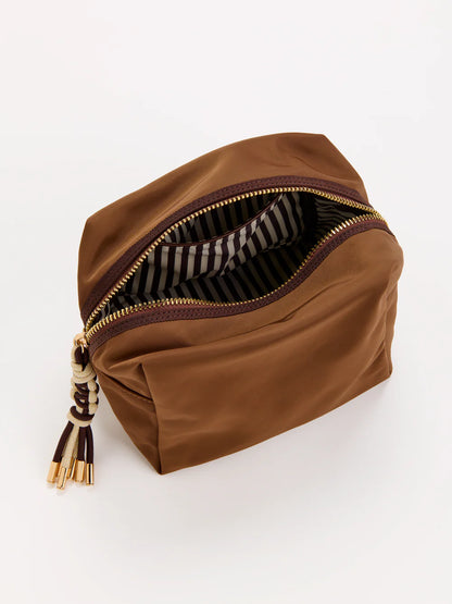 Jet Large Boxy Zip Pouch - Mocha
