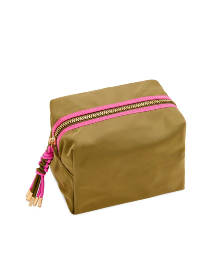 Jet Large Boxy Zip Pouch - Olive