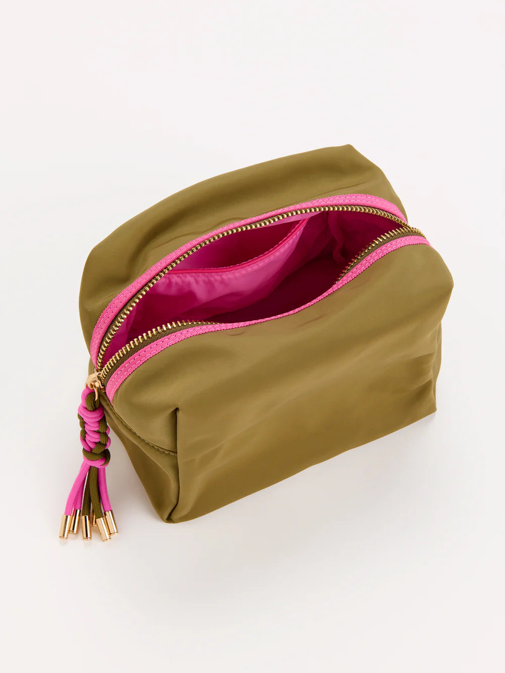 Jet Large Boxy Zip Pouch - Olive