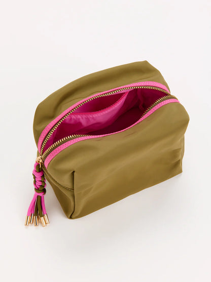 Jet Large Boxy Zip Pouch - Olive