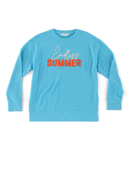 Endless Summer Sweatshirt - Aqua