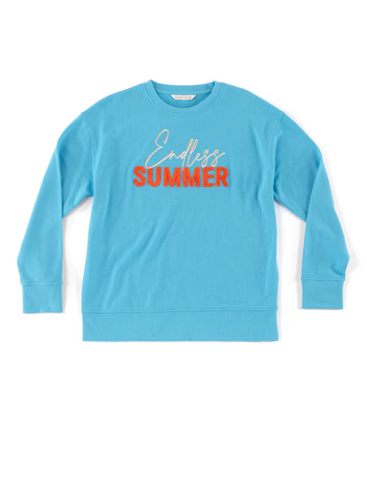 Endless Summer Sweatshirt - Aqua