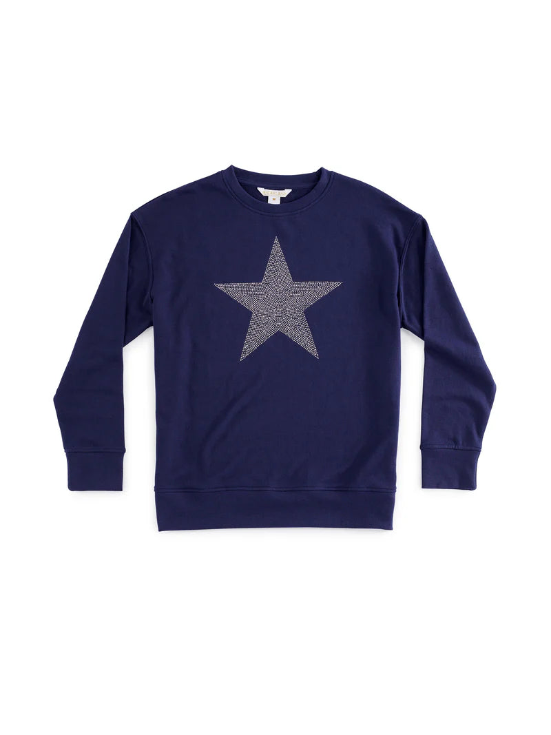 Navy Star Sweatshirt