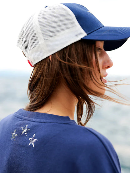 Navy Star Sweatshirt