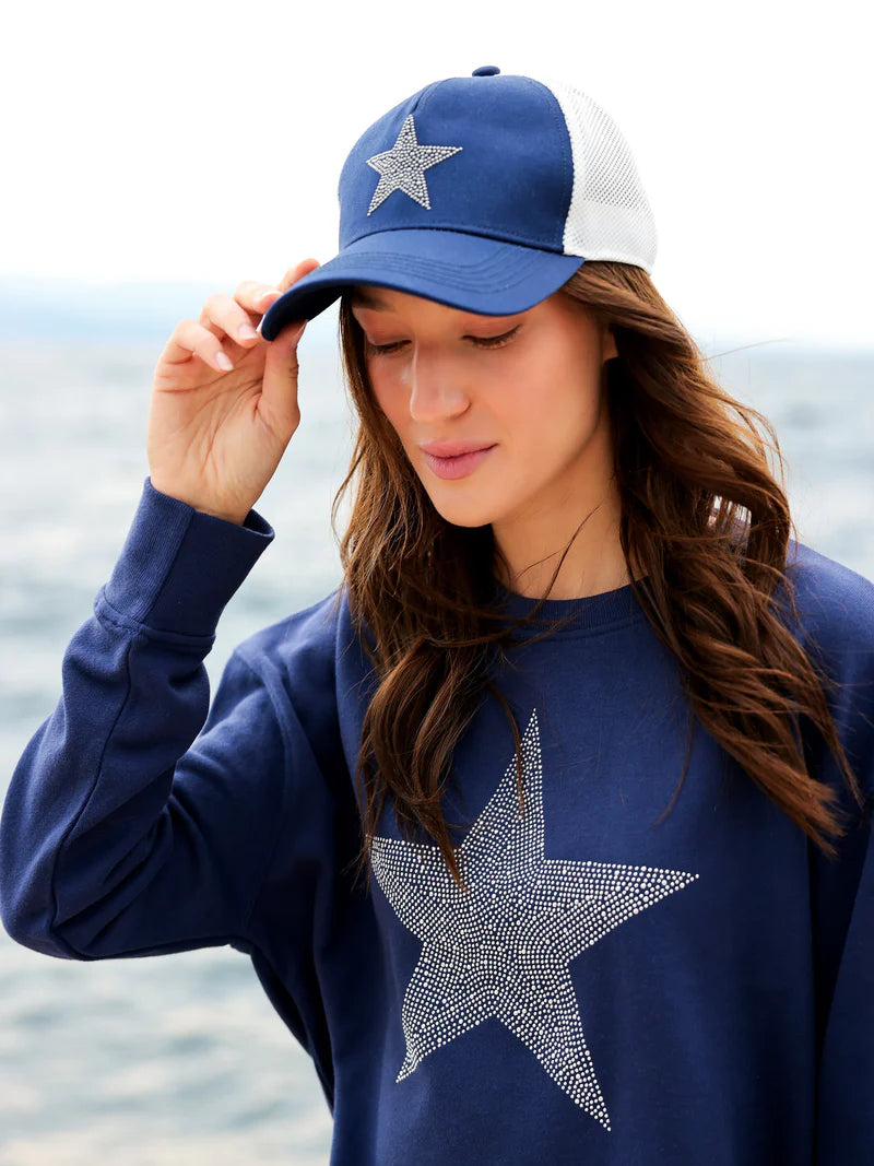 Navy Star Sweatshirt