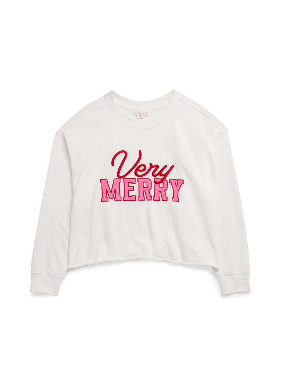 "Very Merry" Lounge Sweatshirt, Ivory