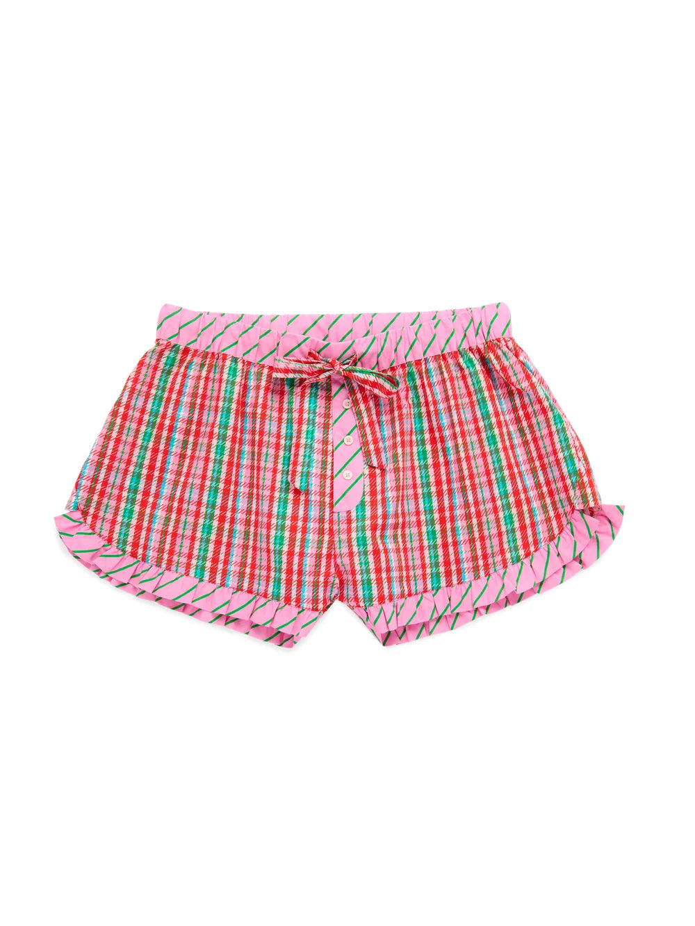 Plaid Boxer Short, Multi