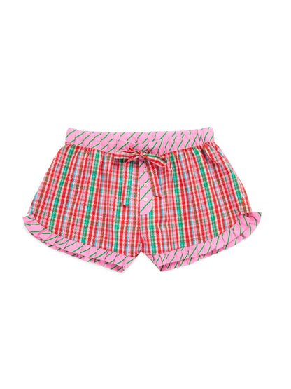 Plaid Boxer Short, Multi