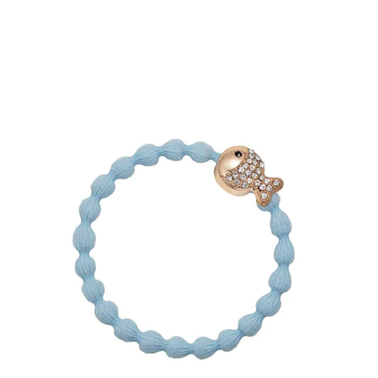 Sky Blue Bling Goldfish Bangle Band