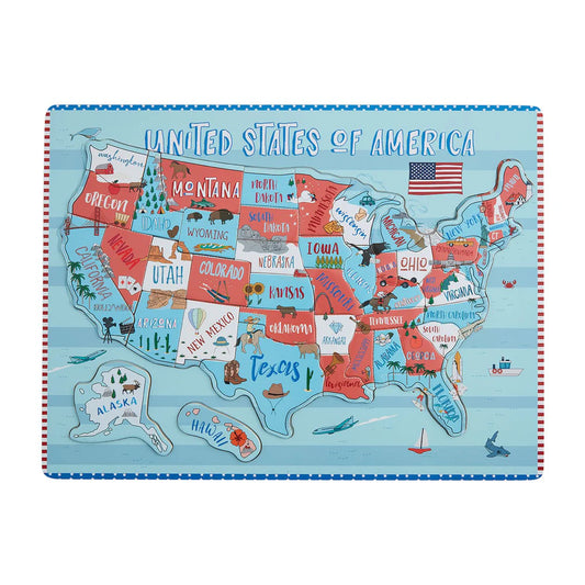 USA Magnetic Puzzle