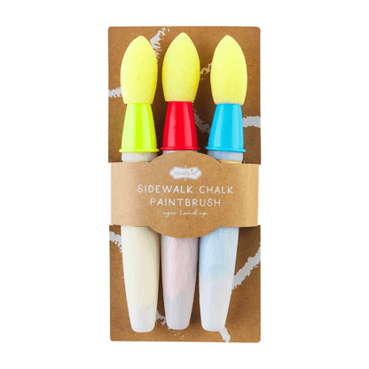 Sidewalk Chalk Paint Brush Set - Red