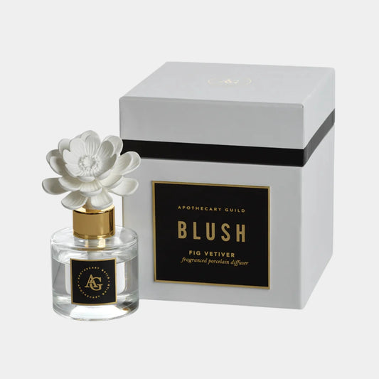 Blush Porcelain Diffuser - Fig Vetiver