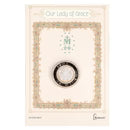 Our Lady of Grace Round Pin & Pendant - Gold/Black