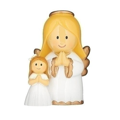 Little Patrons Communion Girl with Angel
