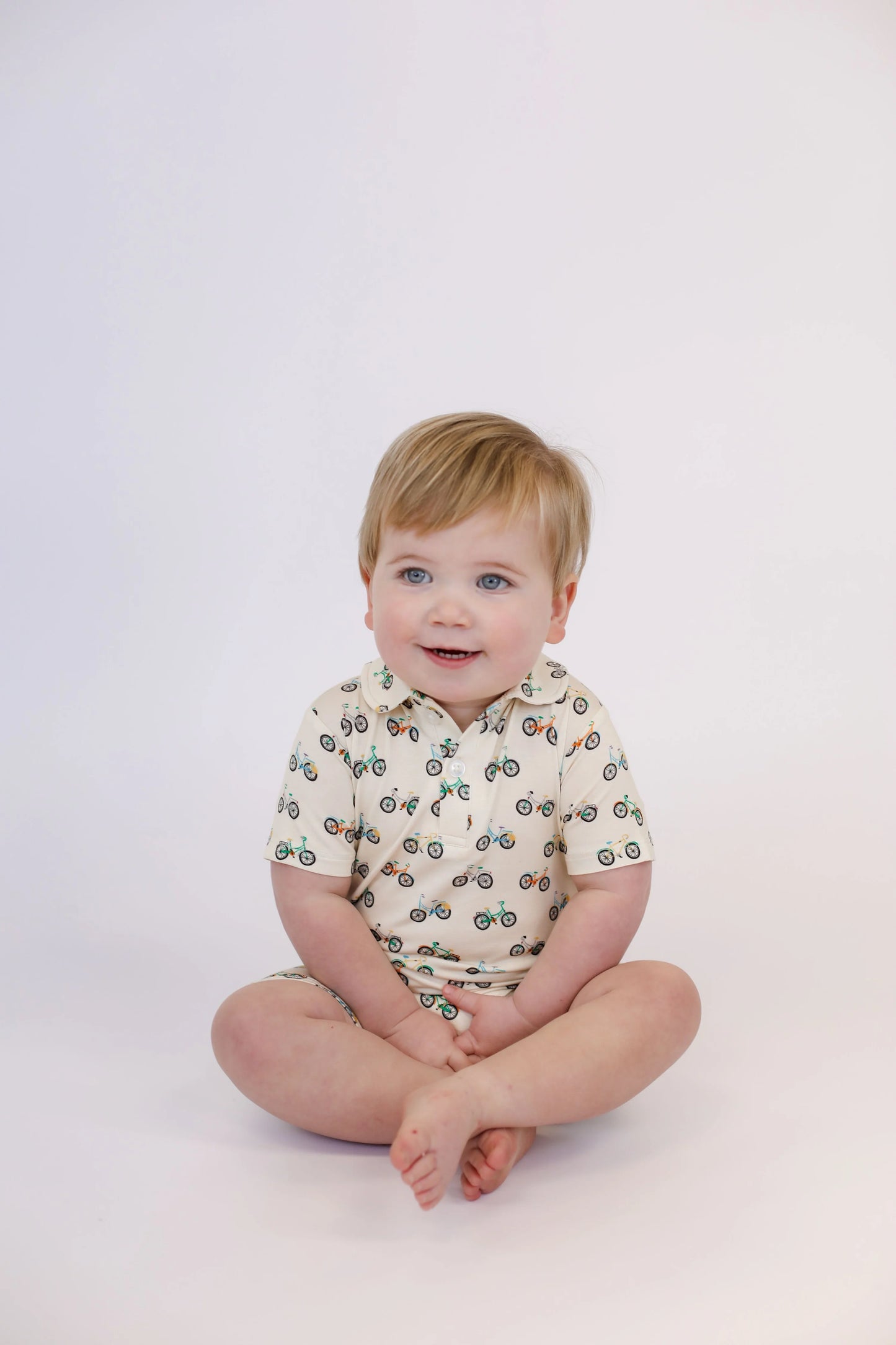 Polo Romper - Bike Buddies