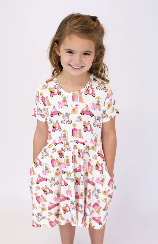 Pocket Dress - Puppy Chic