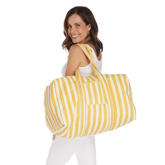 Cotton Quilted Weekender Bags