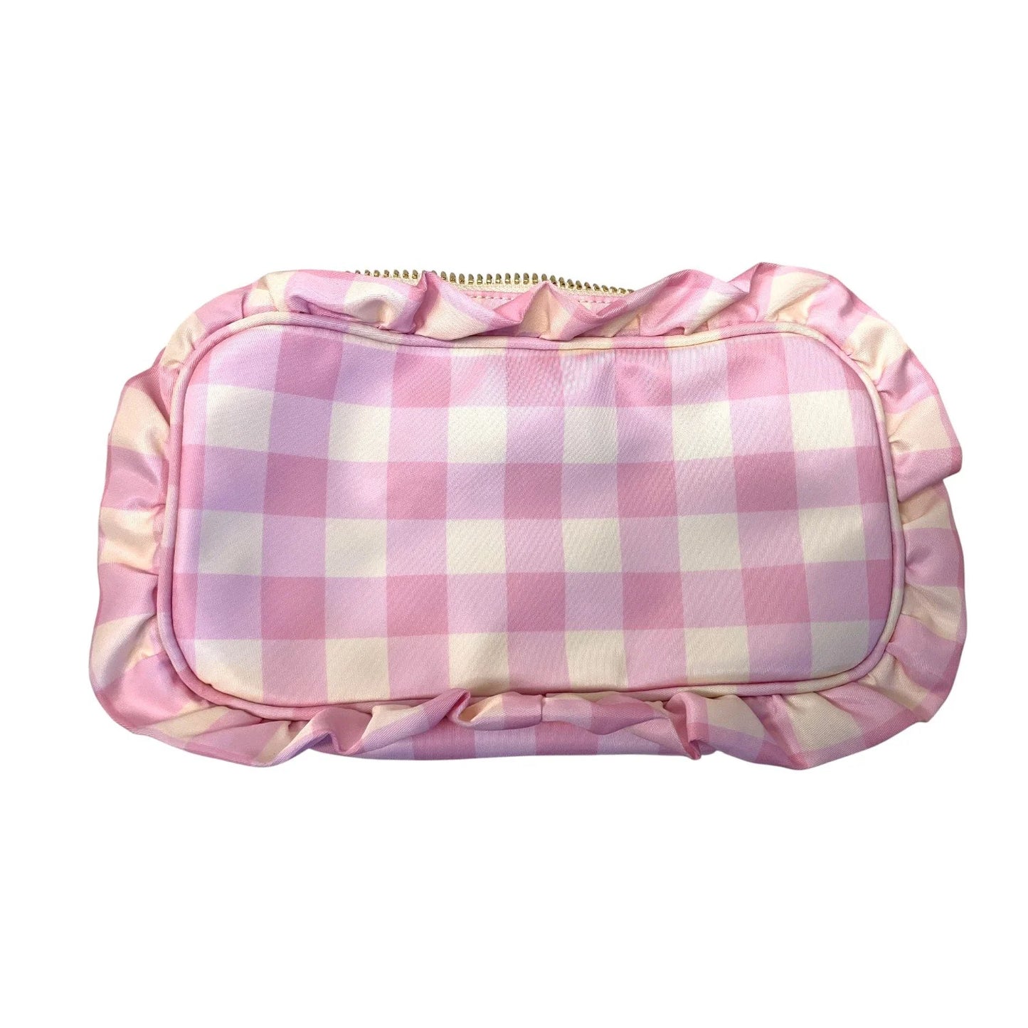 Ruffle Large Zip Pouch - Watermelon