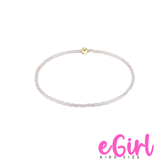 egirl Hope Classic Bracelet - Silky White