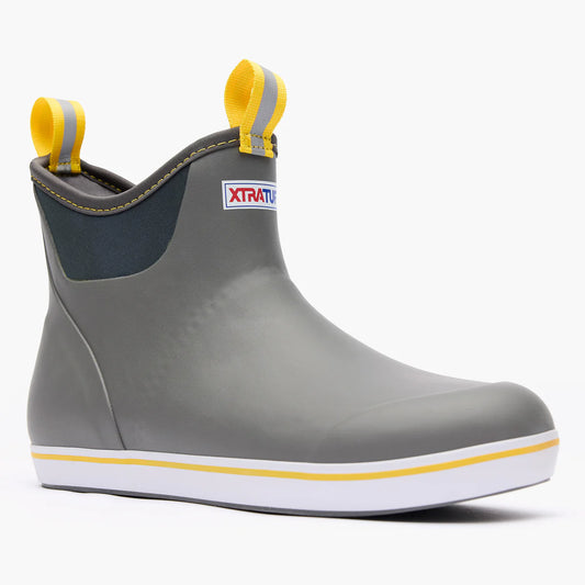 Men's Ankle Deck Boots - Grey