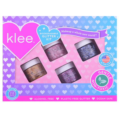 Biodegradable Glitter Gel 4PC Set - Mermaid Paradise