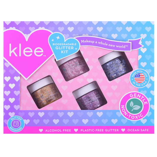 Biodegradable Glitter Gel 4PC Set - Mermaid Paradise