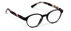 Apollo Reading Glasses - Black/Black Marble - +2.25