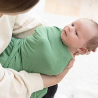 Good Little Citizens Baby Swaddle & Beanie - Sea Foam