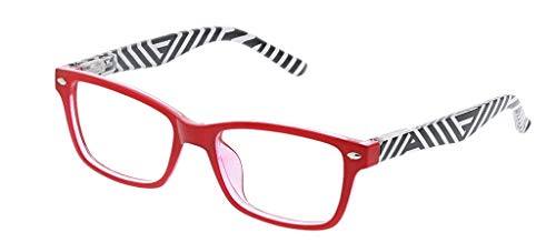 Zuma Reading Glasses - Red/Stripe - +0.00