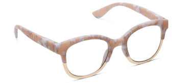 Georgia Reading Glasses - Tan Marble/Gold
