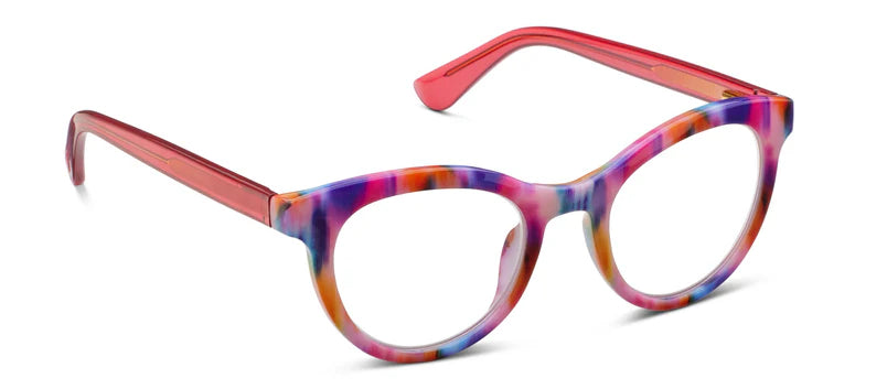 Tribeca Reading Glasses - Ikat/Red - +2.00