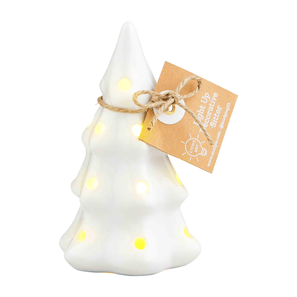 White Tree Light-Up Sitter