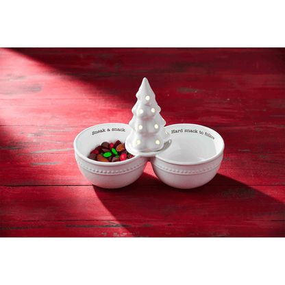 White Tree Light-Up Sitter