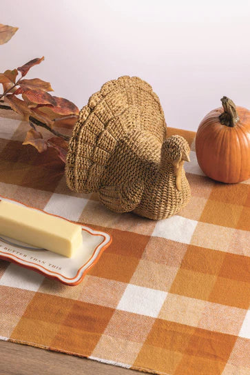 Wicker Resin Turkey Sitter