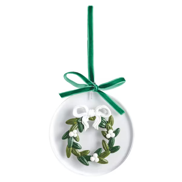 Wreath Painted Acrylic Ornament