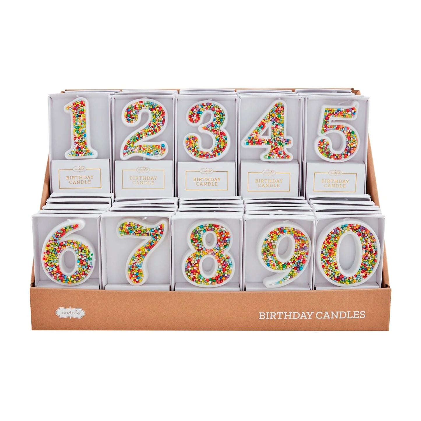Sprinkle Number Birthday Candle