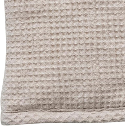 Woven Linen and Cotton Waffle Hot Mitt