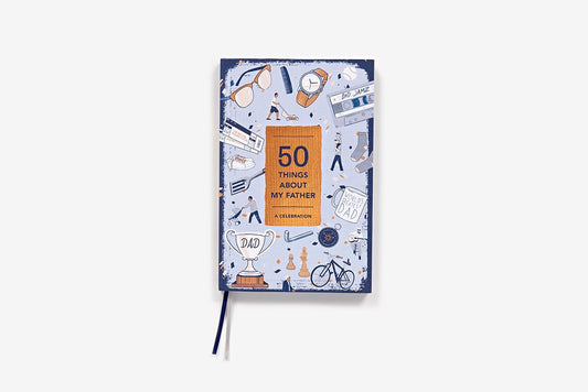 50 Things About My Father Fill-In Book