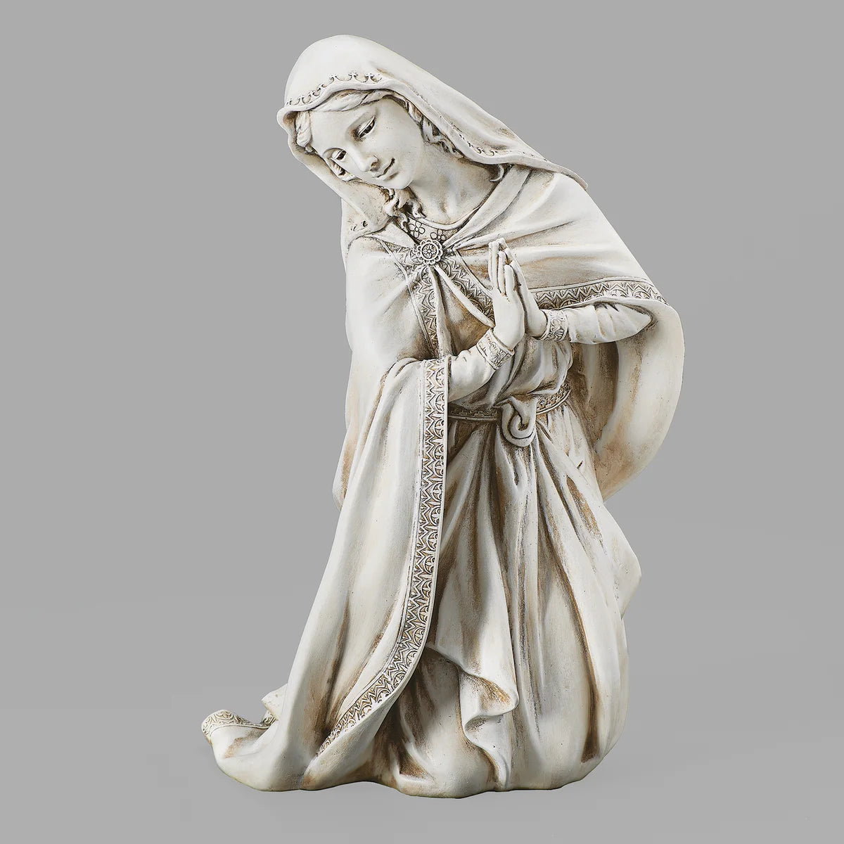 Joseph's Studio Kneeling Mary Garden Figure - 21" Scale
